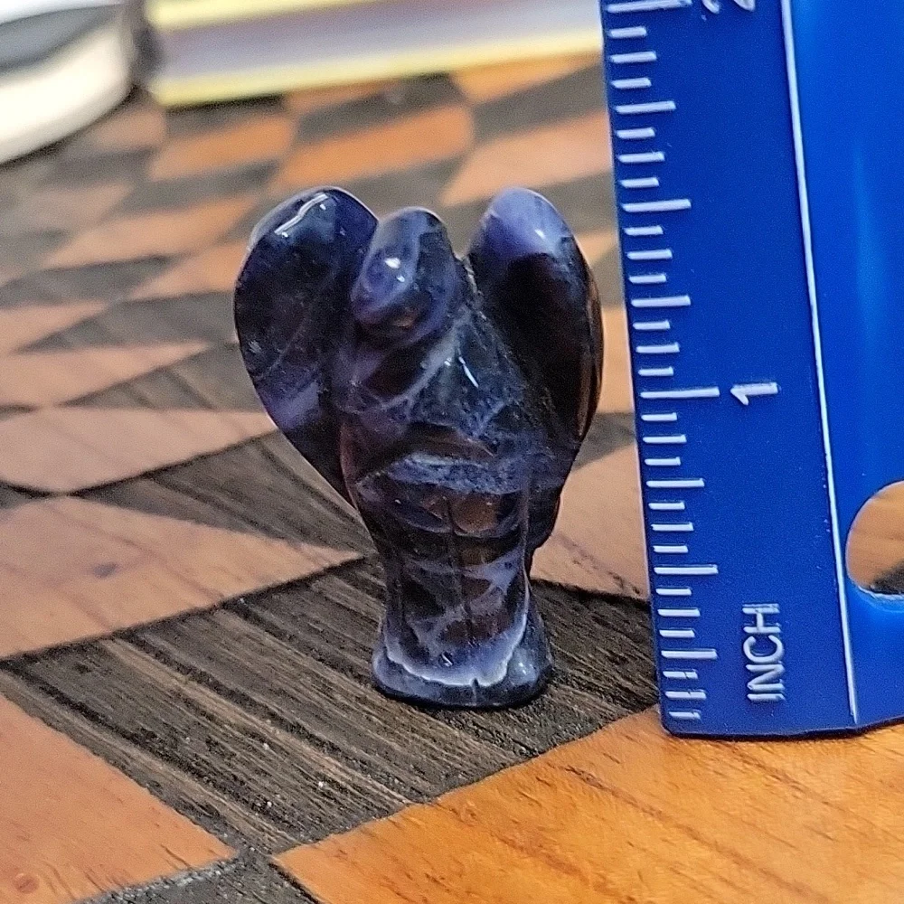 Blue Sodalite Angel Crystal - Picture 6 of 6